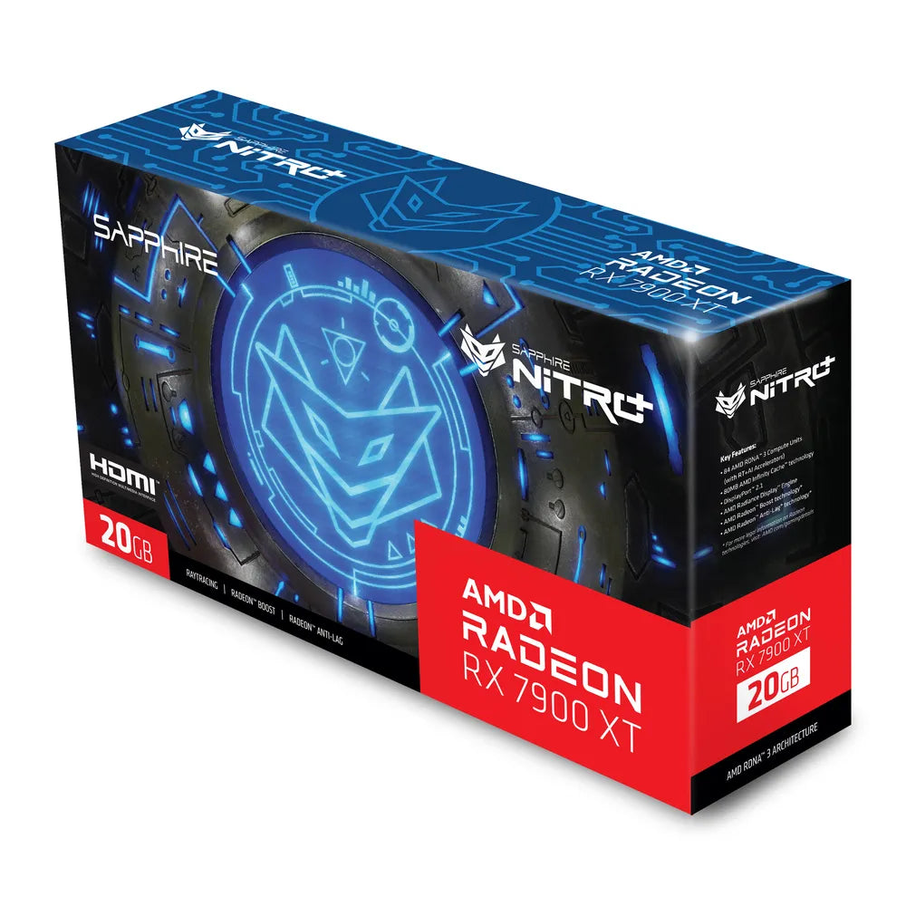 SAPPHIRE AMD Radeon RX 7900 XT 20 GB GDDR6 NITRO PLUS Graphic Card | 11323-01-40G