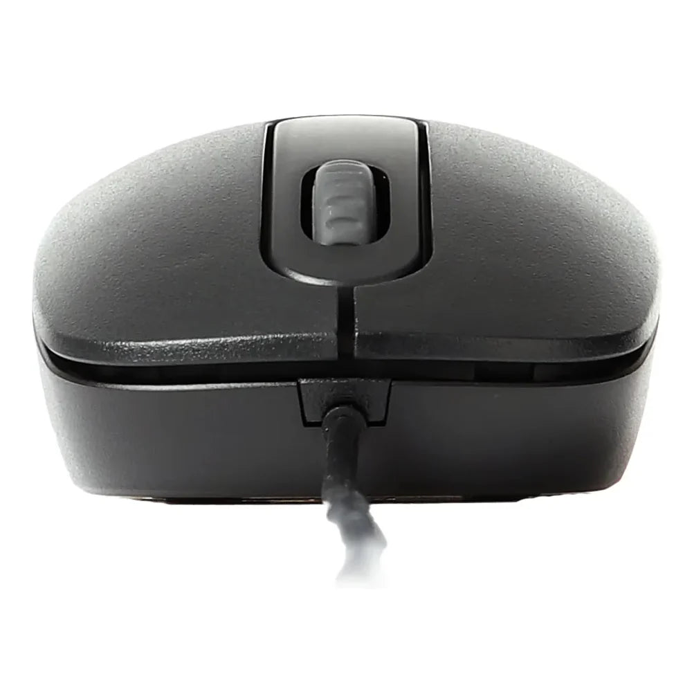 Rapoo N200 Wired Optical Mouse, 1600 DPI Optical Sensor, 3 (Left/Right-click, Middle click/scroll wheel) Buttons, Ambidextrous Design Black, 1 Year Warranty | 18548