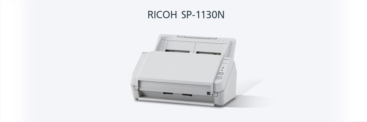 RICOH SP-1130N Image Scanner A4 Colour Sheet Fed Scanner, 600 dpi, 4,000 sheets Daily Volume, ADF, Duplex, White | PA03811-B021