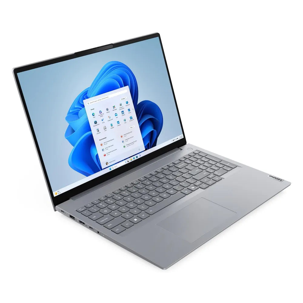 Lenovo ThinkBook 16 Gen 8 Laptop, Intel Core Ultra 7 255H Processor, 16GB RAM, 512GB SSD, 16" WUXGA Display, DOS, Backlit English & Arabic Keyboard, Laptop Bag Included, 1 Year Warranty | 21SK0030GR