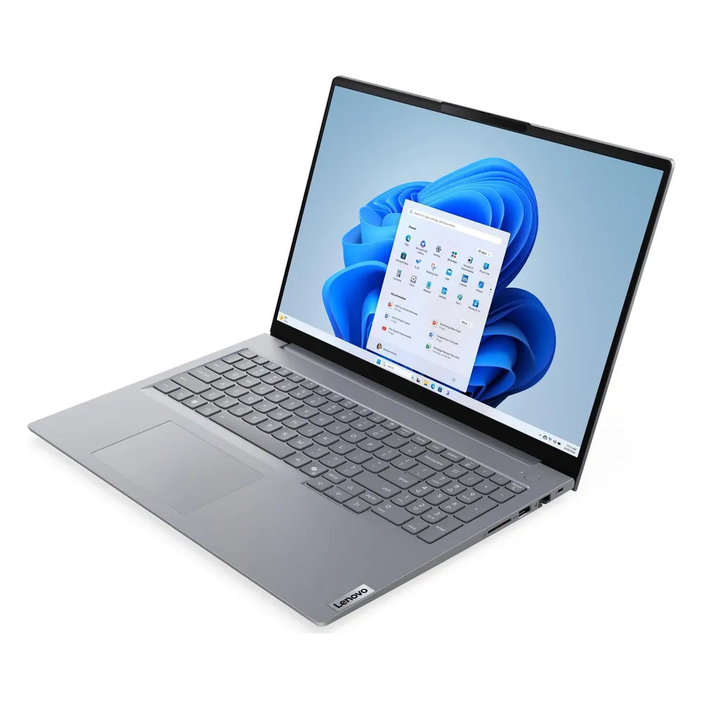 Lenovo ThinkBook 16 Gen 8 Laptop, Intel Core Ultra 7 255H Processor, 16GB RAM, 512GB SSD, 16" WUXGA Display, DOS, Backlit English & Arabic Keyboard, Laptop Bag Included, 1 Year Warranty | 21SK0030GR