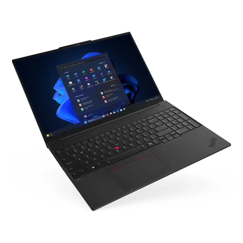 Lenovo ThinkPad E16 Gen 3 Laptop, Intel Core Ultra 7 255H Processor, 16GB RAM, 512GB SSD, 16" WUXGA Display, DOS, Backlit English & Arabic Keyboard, Laptop Bag Included, 1 Year Warranty | 21SR005NGR