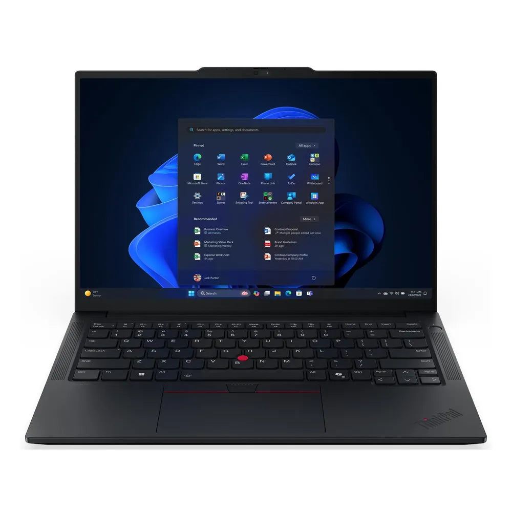Lenovo ThinkPad E14 Gen 7 Laptop, Intel Core Ultra 7 255H Processor, 16GB RAM, 512GB SSD, 14" WUXGA IPS Display, DOS, Backlit English & Arabic Keyboard, 1 Year Warranty | 21SX0066GR