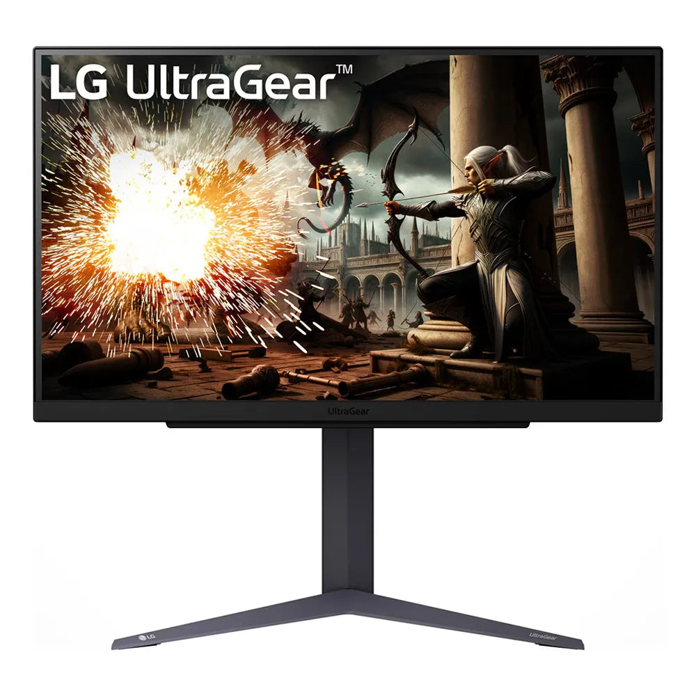 شاشة ألعاب LG UltraGear 27GS75QBAMAQ مقاس 27 بوصة بدقة QHD (2560 × 1440) ومضادة للتوهج ومنفذ DisplayPort ومنفذ HDMI وقابلة لتعديل الارتفاع/المحور/الإمالة، وضمان لمدة عام | 27GS75QBAMAQ