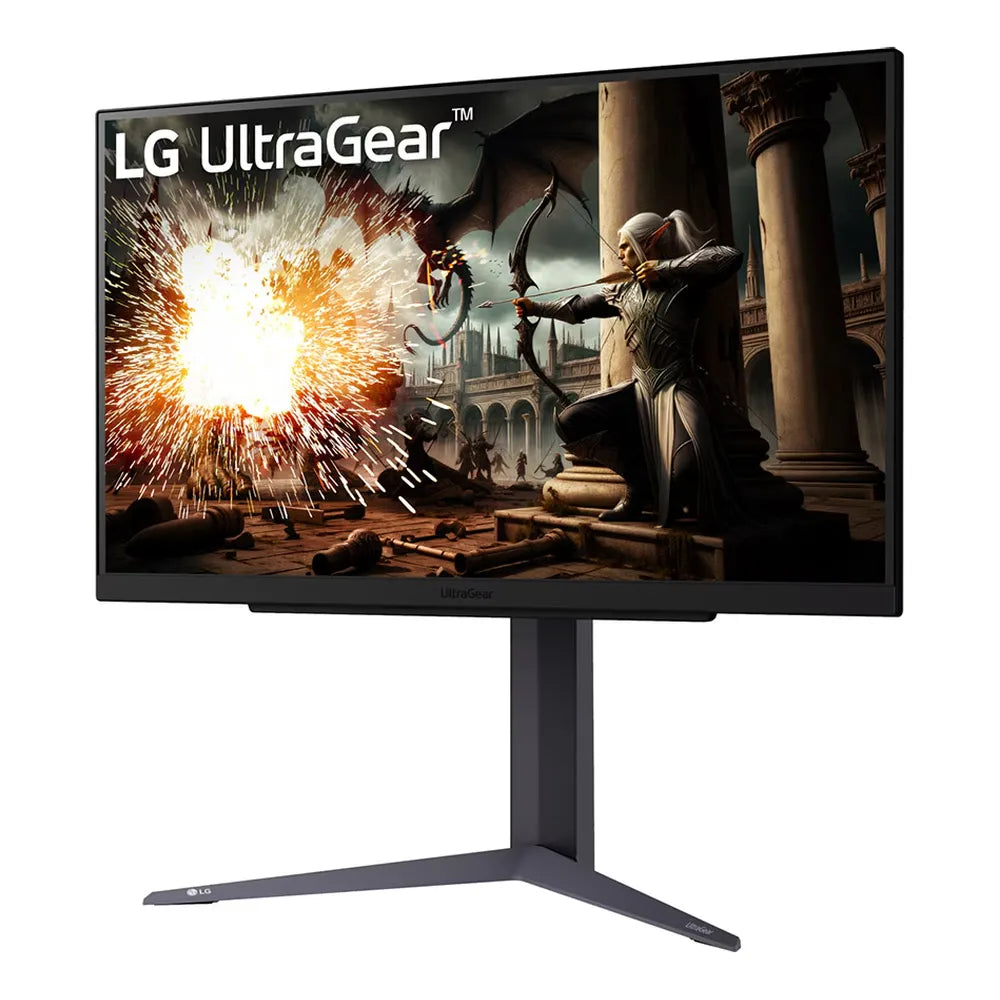 شاشة ألعاب LG UltraGear 27GS75QBAMAQ مقاس 27 بوصة بدقة QHD (2560 × 1440) ومضادة للتوهج ومنفذ DisplayPort ومنفذ HDMI وقابلة لتعديل الارتفاع/المحور/الإمالة، وضمان لمدة عام | 27GS75QBAMAQ