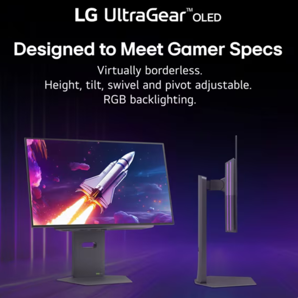 شاشة ألعاب LG UltraGear 27GX790A-B مقاس 27 بوصة QHD (2560 × 1440) مضادة للتوهج، ومنفذ DisplayPort، وHDMI، وقابلة لتعديل الارتفاع/المحور/الدوران/الإمالة، وضمان لمدة عام | 27GX790A-B