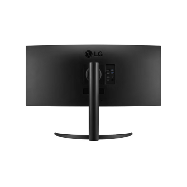 شاشة LG 34WR55QK-B منحنية واسعة للغاية مقاس 34 بوصة WQHD (3440 × 1440)، 100 هرتز، مضادة للتوهج، HDMI، DP، USB-C، إمالة/ارتفاع، قابلة للتعديل، ضمان لمدة سنة | 34WR55QK-B