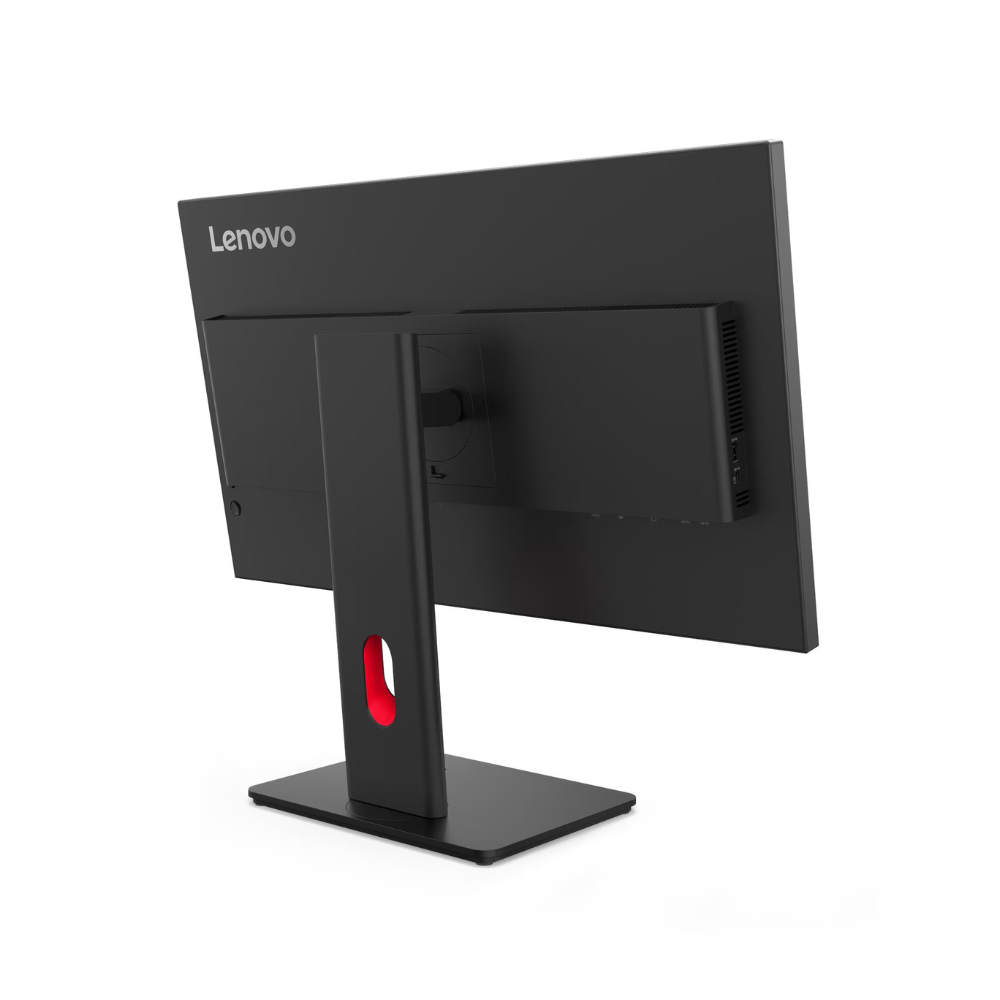 شاشة Lenovo ThinkVision T27-40 مقاس 27 بوصة بدقة FHD (1920 × 1080)، مضادة للتوهج، منافذ DP وHDMI وVGA، قابلة لتعديل الارتفاع/المحور/الدوران/الإمالة، ضمان 3 سنوات | 64A5MAT6UK