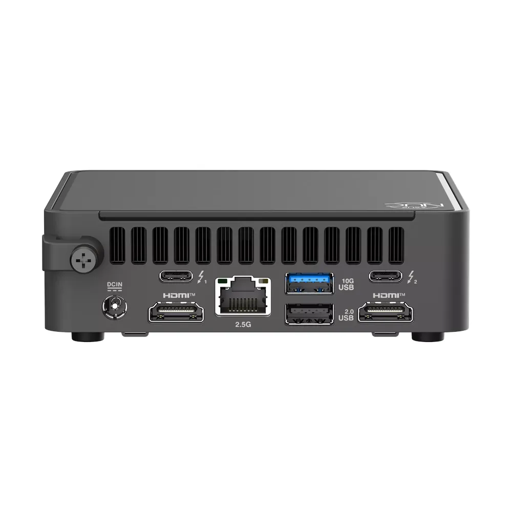 جهاز كمبيوتر صغير Asus NUC 15 Pro SFF Barebone Kit، معالج Intel Core Ultra 5-225H، بدون ذاكرة وصول عشوائي، بدون سعة تخزين، رسومات Intel Arc، نظام تشغيل DOS، ضمان 3 سنوات | 90AR00R2-M000D0