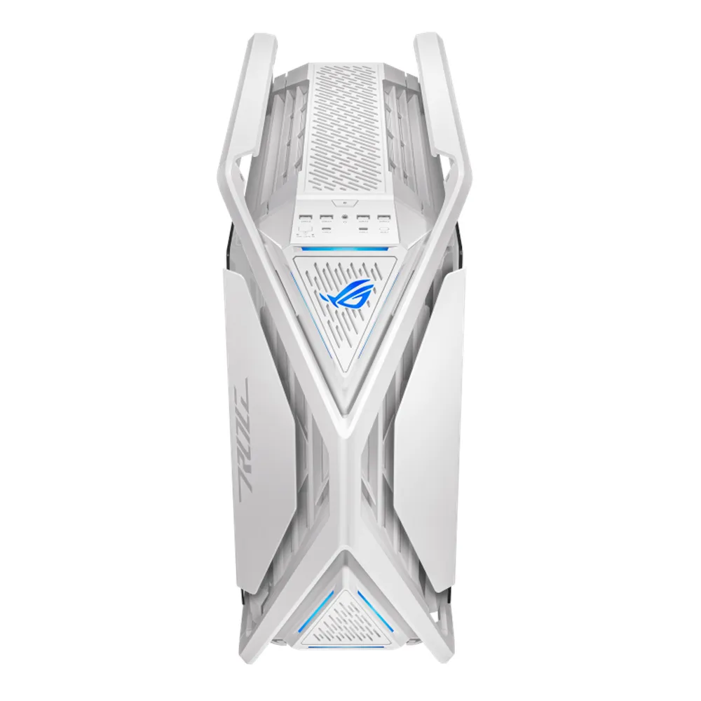 Asus ROG Hyperion GR701 E-ATX PC Case, Tempered Glass Left & Right Panels, 460mm GPU Support, 4 x 140 mm (PWM) Fans with AR GB Fan Hub, USB 3.2 Gen 2 & 60W fast charging, White, 1 Year Warranty | 90DC00F3-B39000