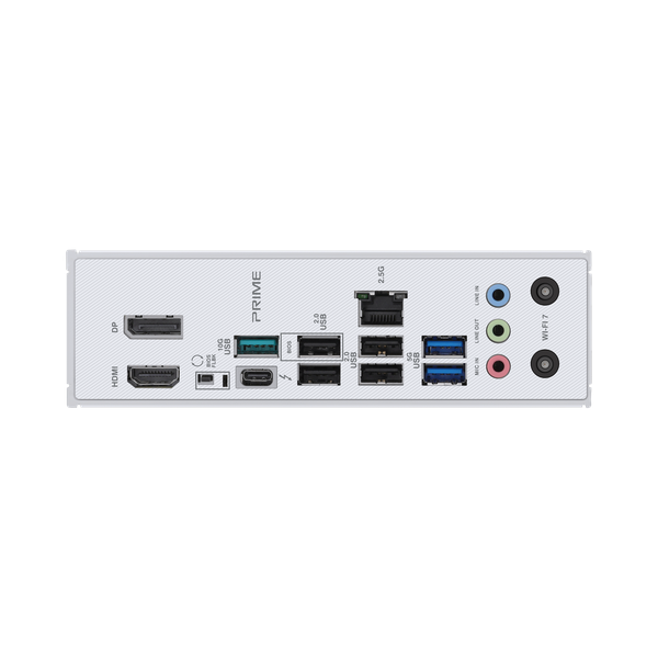 Asus PRIME Z890-P WiFi Motherboard, LGA 1851 Socket, ATX Form Factor, DDR5 Ram, PCIe 5.0 With SafeSlot Core+, USB 20 GBps, Wi-Fi 7, Bluetooth v5.4, HDMI, DisplayPort, Thunderbolt 4, Realtek 2.5 GB Ethernet With Asus LANGuard, Aura Sync, 1 Year Warranty |