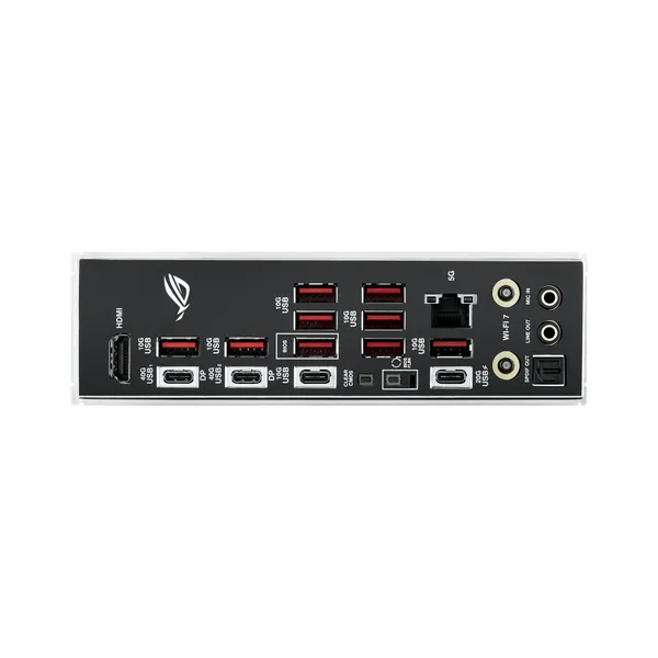 Asus ROG STRIX X870E-E GAMING WiFi Motherboard, AM5 Socket, ATX Form Factor, DDR5 Ram, PCIe 5.0 With SafeSlot Core+, Wi-Fi 7, Bluetooth v5.4, HDMI, DisplayPort, Intel 2.5 GB Ethernet With Asus LANGuard, Aura Sync, 1 Year Warranty | 90MB1IB0-M0EAY0