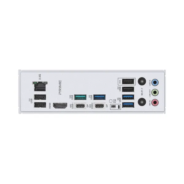 Asus PRIME X870-P WiFi Motherboard, AM5 Socket, ATX Form Factor, DDR5 Ram, PCIe 5.0 With SafeSlot Core+, Wi-Fi 7, Bluetooth v5.4, USB4 40 GBps, HDMI, Thunderbolt, Realtek 2.5 GB Ethernet With Asus LANGuard, Aura Sync, 1 Year Warranty | 90MB1IS0-M0EAY0