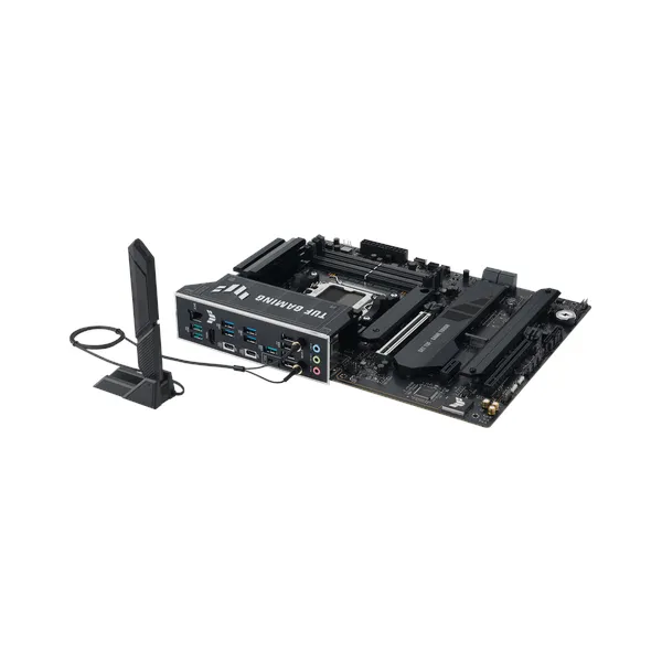 Asus TUF GAMING X870E-PLUS WiFi Motherboard, AM5 Socket, ATX Form Factor, DDR5 Ram, PCIe 5.0 With SafeSlot Core+, Wi-Fi 7, Bluetooth v5.4, HDMI, Thunderbolt 4, Realtek 2.5 GB Ethernet With TUF LANGuard, Aura Sync, 1 Year Warranty | 90MB1M70-M0EAY0