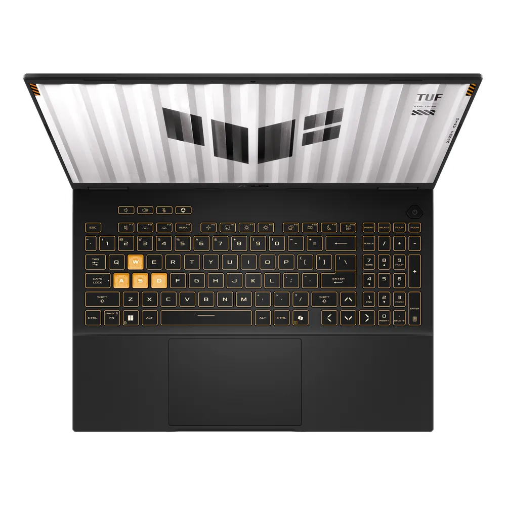 Asus TUF Gaming F16-FX608JPR, Intel Core i7-14650HX Processor, 32GB RAM, 1TB SSD, 16" 2.5K 165Hz Display, Windows 11 Home, 1-Zone RGB Backlit Chiclet English & Arabic Keyboard, 1 Year Warranty | FX608JPR-71621W