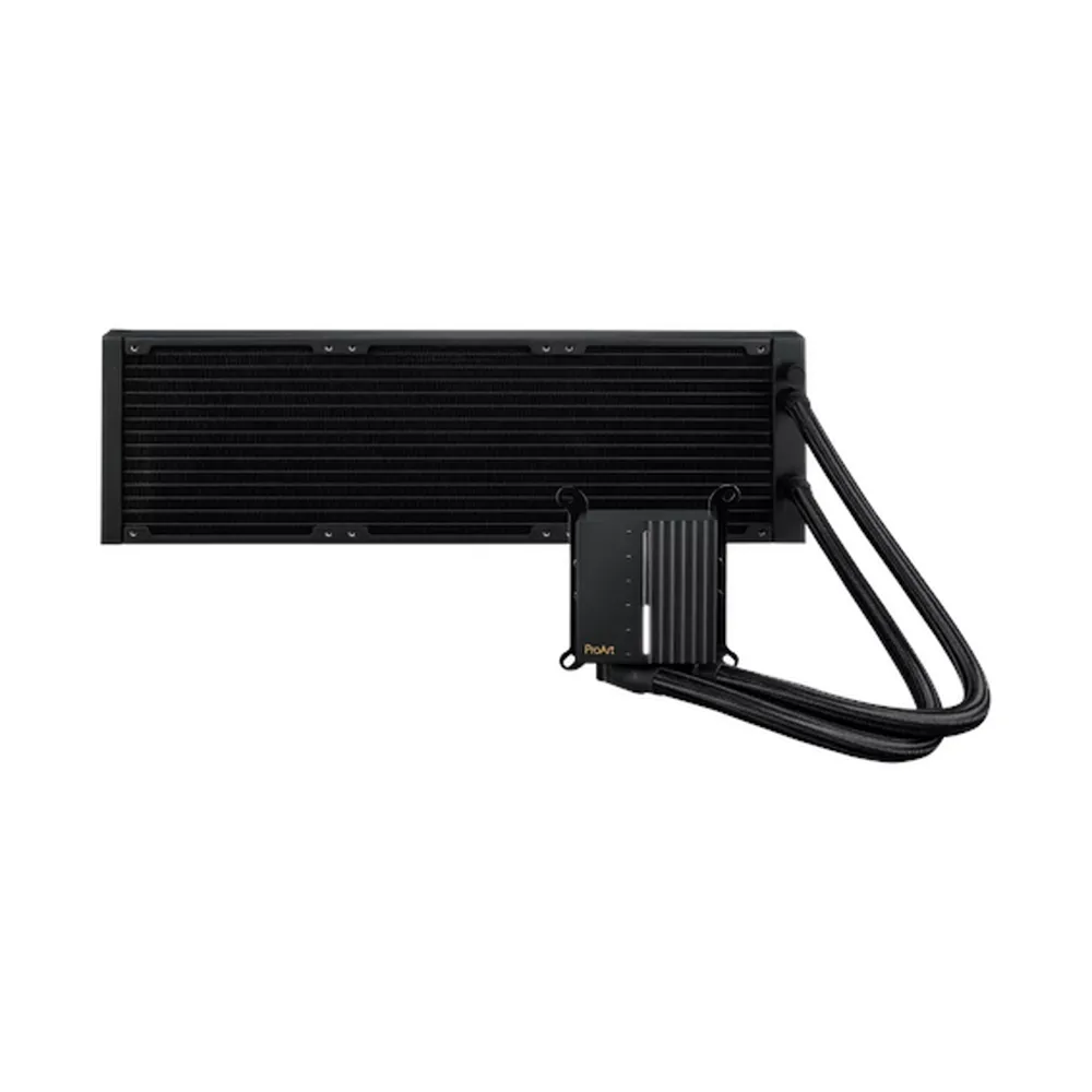 Asus ProArt LC 420 AIO Liquid Cooler, Illuminated System Status Meter, Noctua Fans, Supports Intel, AMD Sockets, Black, 1 Year Warranty | 90RC00N0-M0UAY0