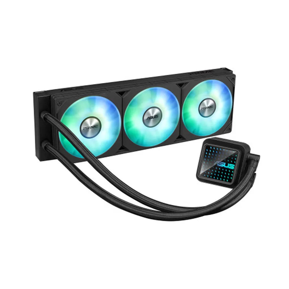 Asus Prime LC 360 ARGB AIO Liquid Cooler, Customizable Infinity Mirror, Supports Intel, AMD Sockets, Black, 1 Year Warranty | 90RC0101-B0EAY0