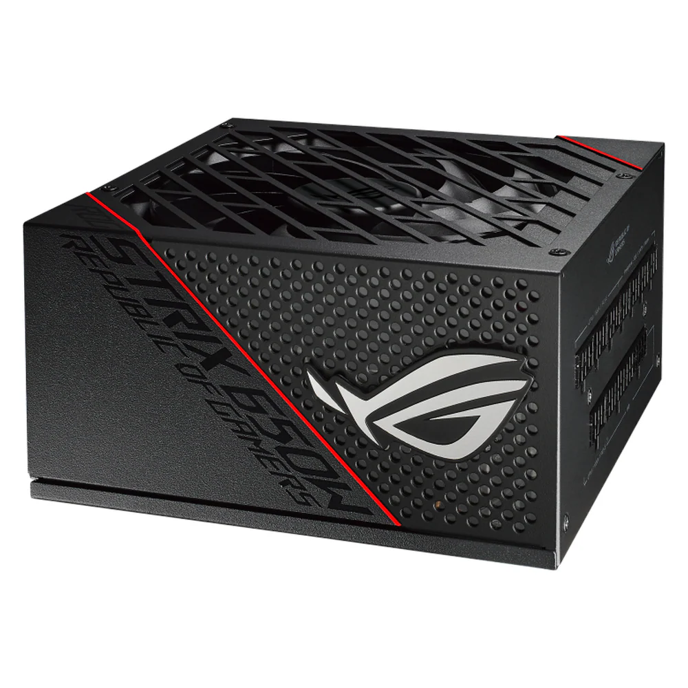 Asus ROG Strix 80 Plus Gold Modular Power Supply, 650W, Fully Modular, Magnetic Logo, Axial-tech fan design, ATX, Black, 1 Year Warranty | 90YE00A1-B0EA00