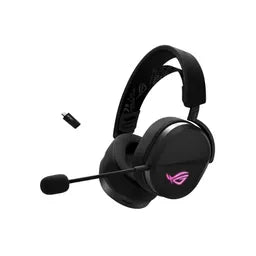 Asus ROG Pelta Wireless Tri-mode R GB Gaming Headset, Ergonomic, Lightweight Design, Black, 1 Year Warranty | 90YH0410-BHUA00