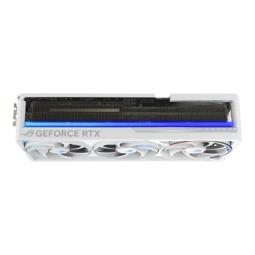 Asus ROG Astral GeForce RTX 5090 White OC Edition Graphics Card, GDDR7 32GB 512-bit Memory, HDMI 2.1b & DP 2.1b Outputs, PCI Express 5.0, 2580 MHz Core Clock, 28 Gbps Memory Clock, 1 Year Warranty | 90YV0LWA-M0NA00
