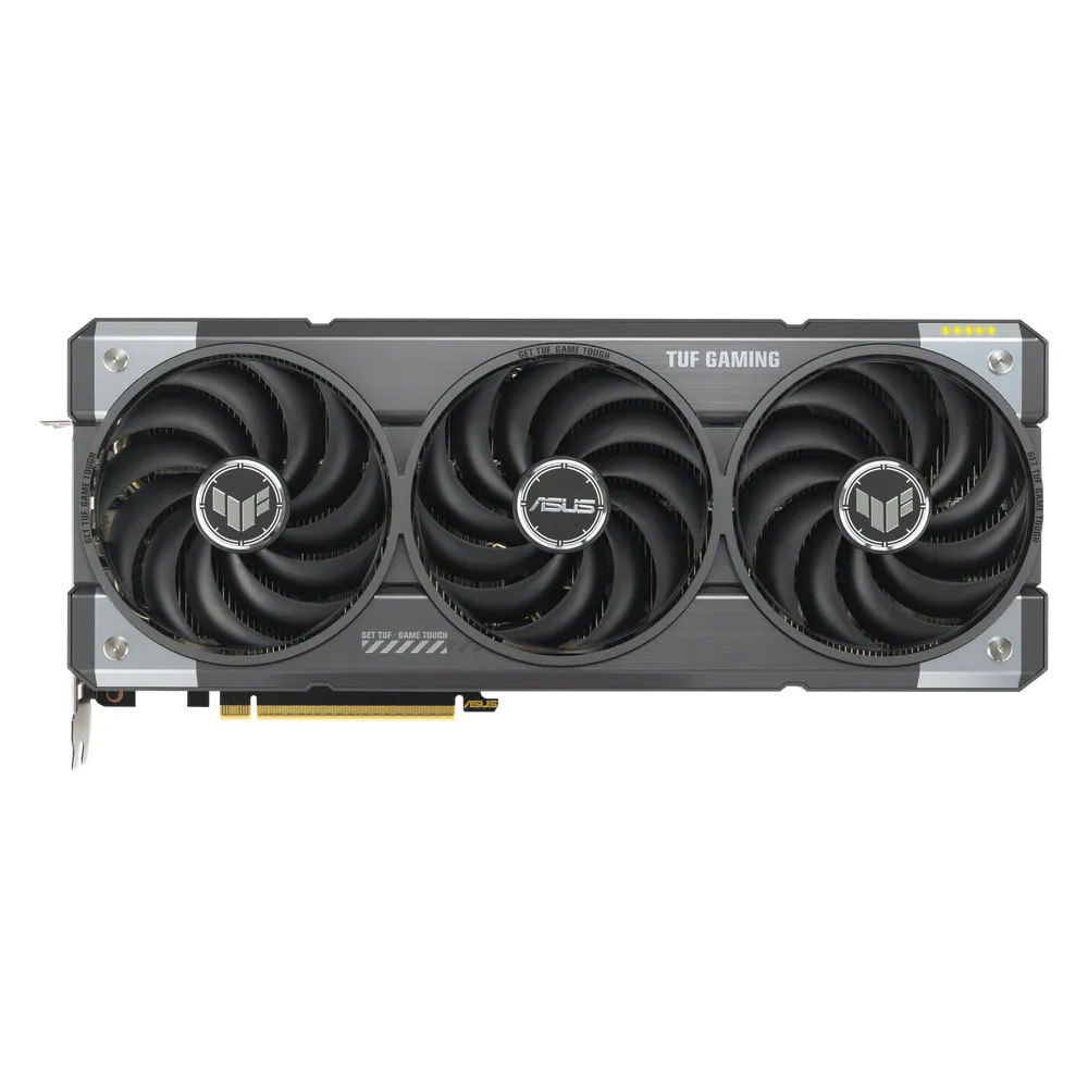 Asus TUF Gaming GeForce RTX 5070 Ti OC Edition Graphics Card, GDDR7 16GB 256-bit Memory, HDMI 2.1b & DP 2.1b Outputs, PCI Express 5.0, 2588 MHz Core Clock, 28 Gbps Memory Clock, 1 Year Warranty | 90YV0MD0-M0NA00