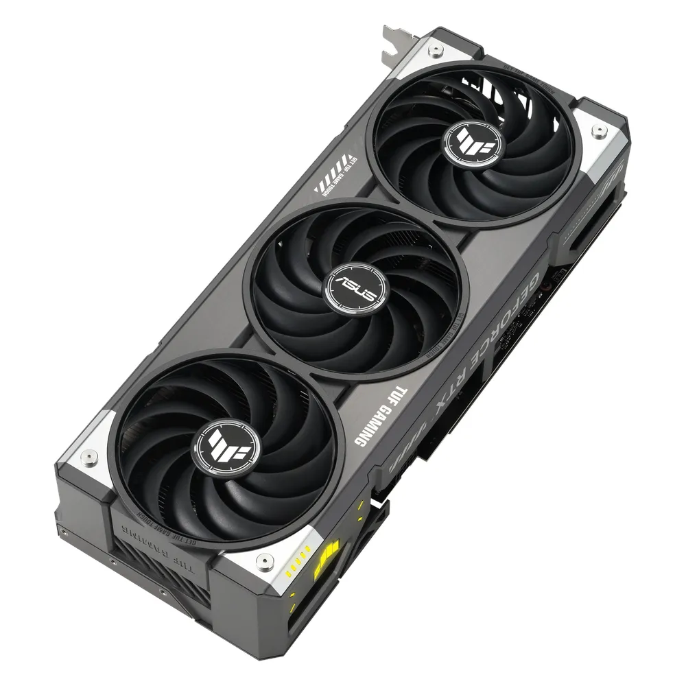 Asus TUF Gaming GeForce RTX 5070 Ti OC Edition Graphics Card, GDDR7 16GB 256-bit Memory, HDMI 2.1b & DP 2.1b Outputs, PCI Express 5.0, 2588 MHz Core Clock, 28 Gbps Memory Clock, 1 Year Warranty | 90YV0MD0-M0NA00