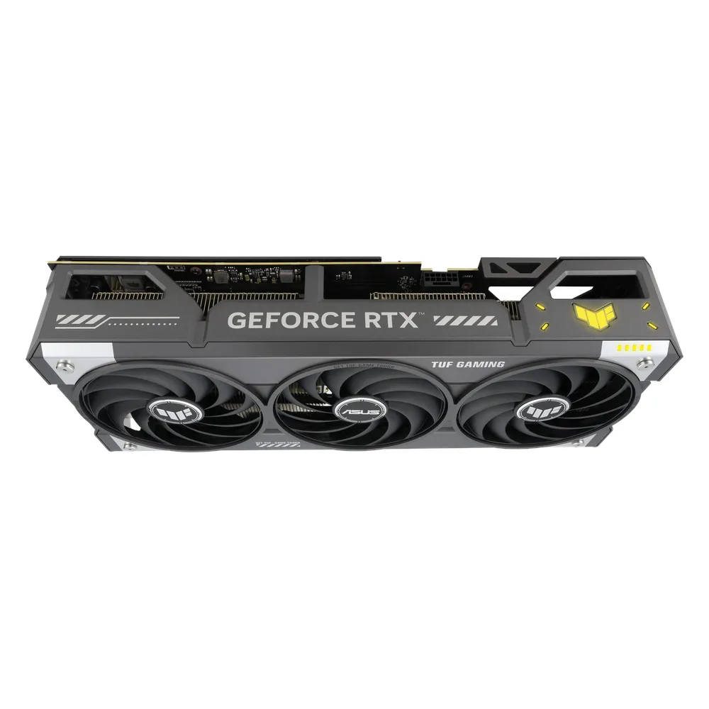 Asus TUF Gaming GeForce RTX 5070 Ti OC Edition Graphics Card, GDDR7 16GB 256-bit Memory, HDMI 2.1b & DP 2.1b Outputs, PCI Express 5.0, 2588 MHz Core Clock, 28 Gbps Memory Clock, 1 Year Warranty | 90YV0MD0-M0NA00