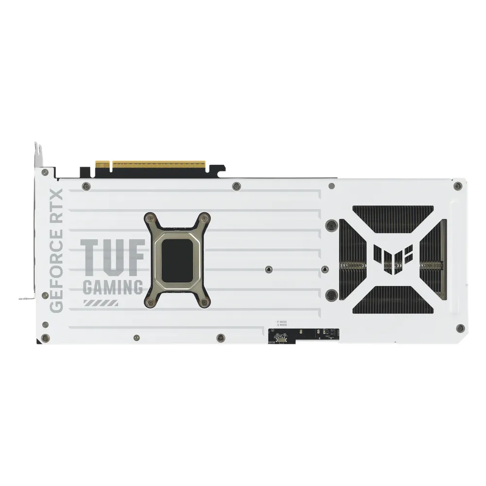Asus TUF Gaming GeForce RTX 5070 Ti White OC Edition Graphics Card, GDDR7 16GB 256-bit Memory, HDMI 2.1b & DP 2.1b Outputs, PCI Express 5.0, 2588 MHz Core Clock, 28 Gbps Memory Clock, 1 Year Warranty | 90YV0MD3-M0NA00