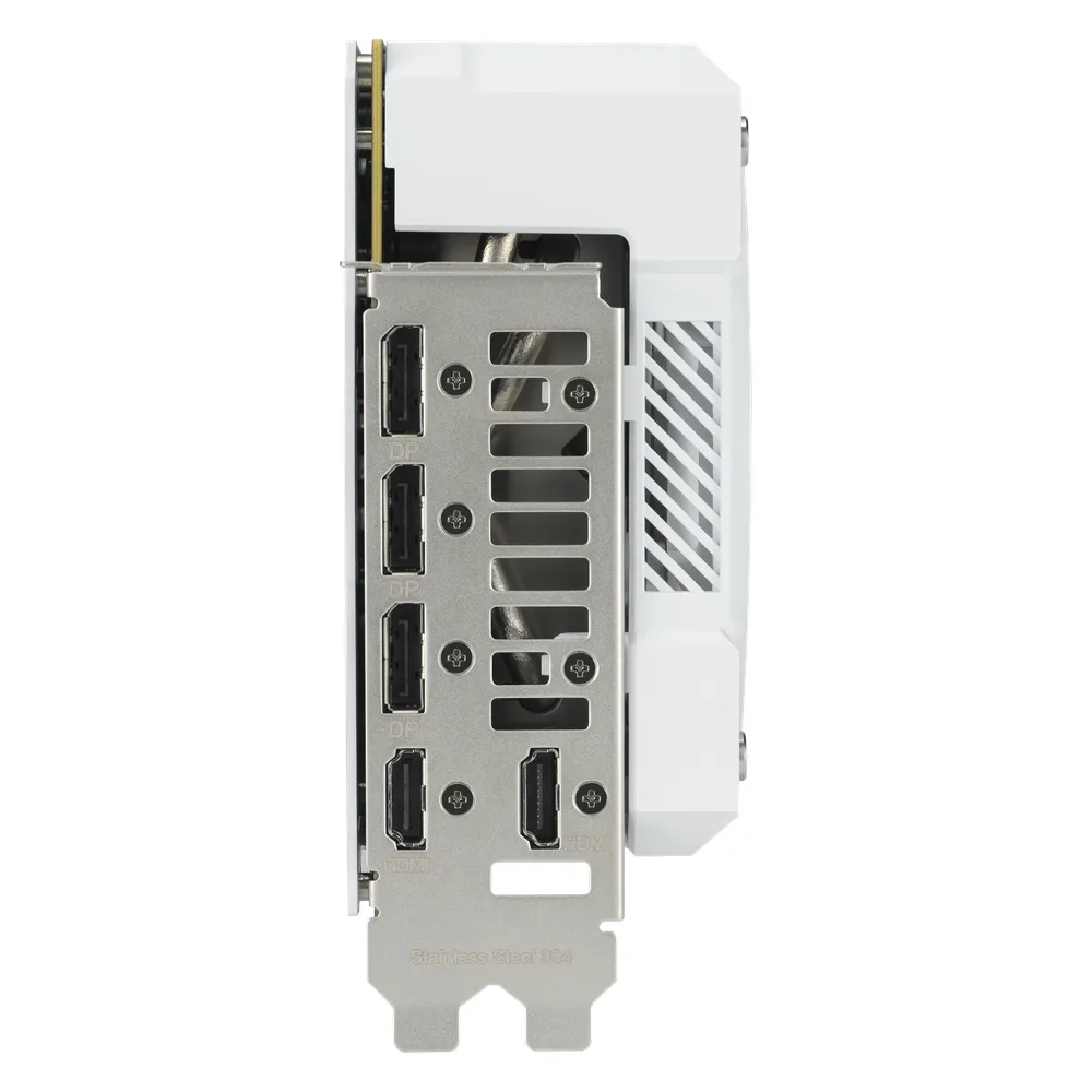 Asus TUF Gaming GeForce RTX 5070 Ti White OC Edition Graphics Card, GDDR7 16GB 256-bit Memory, HDMI 2.1b & DP 2.1b Outputs, PCI Express 5.0, 2588 MHz Core Clock, 28 Gbps Memory Clock, 1 Year Warranty | 90YV0MD3-M0NA00