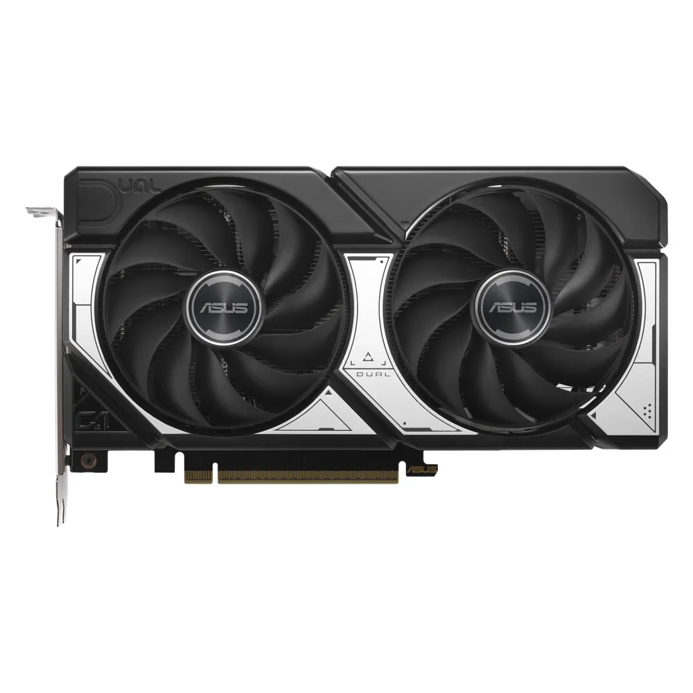 بطاقة رسومات Asus Dual GeForce RTX 5060 Ti، ذاكرة GDDR7 بحجم 16 جيجابايت وعرض 128 بت، مخارج HDMI 2.1b و DP 2.1b، واجهة PCI Express 5.0، سرعة ساعة أساسية 2572 ميجاهرتز، سرعة ساعة ذاكرة 28 جيجابت في الثانية، ضمان سنة واحدة | 90YV0MH0-M0NA00