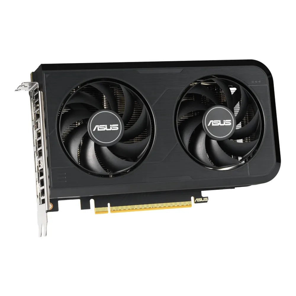 بطاقة رسومات Asus Dual GeForce RTX 5050 OC Edition، ذاكرة GDDR6 سعة 8 جيجابايت بواجهة 128 بت، مخارج HDMI 2.1b و DP 2.1b، منفذ PCI Express 5.0، سرعة معالج 2647 ميجاهرتز، سرعة ذاكرة 20 جيجابت في الثانية، ضمان لمدة سنة | 90YV0N72-M0NA00