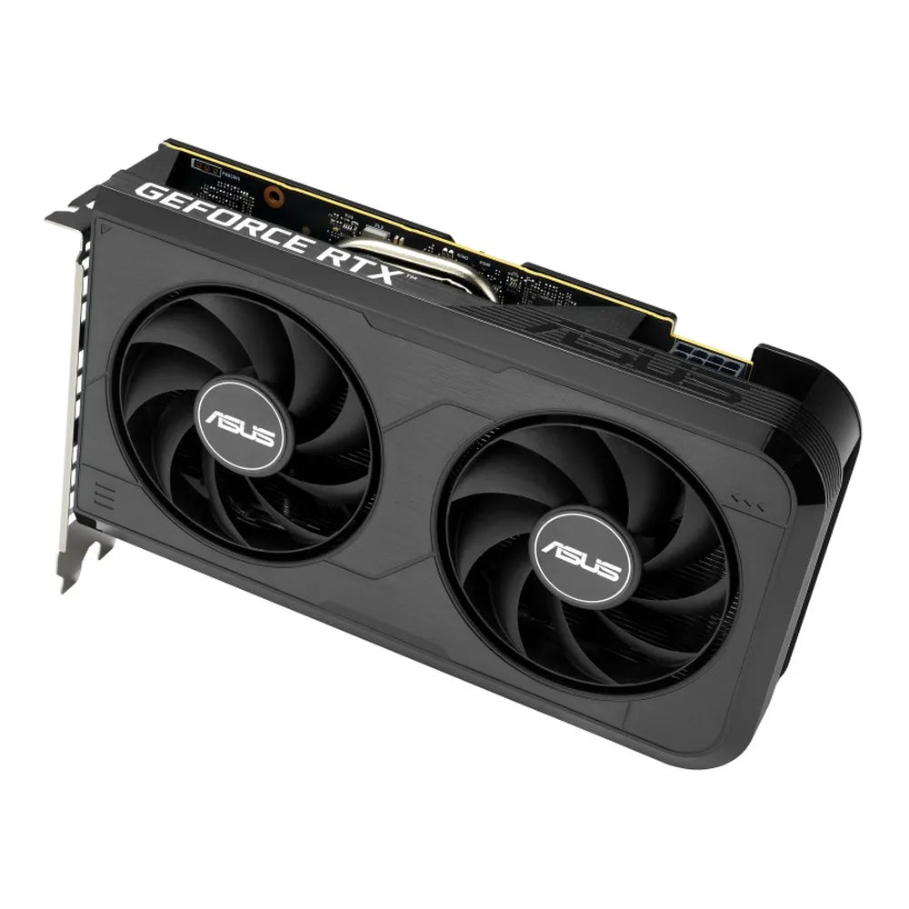 بطاقة رسومات Asus Dual GeForce RTX 5050 OC Edition، ذاكرة GDDR6 سعة 8 جيجابايت بواجهة 128 بت، مخارج HDMI 2.1b و DP 2.1b، منفذ PCI Express 5.0، سرعة معالج 2647 ميجاهرتز، سرعة ذاكرة 20 جيجابت في الثانية، ضمان لمدة سنة | 90YV0N72-M0NA00