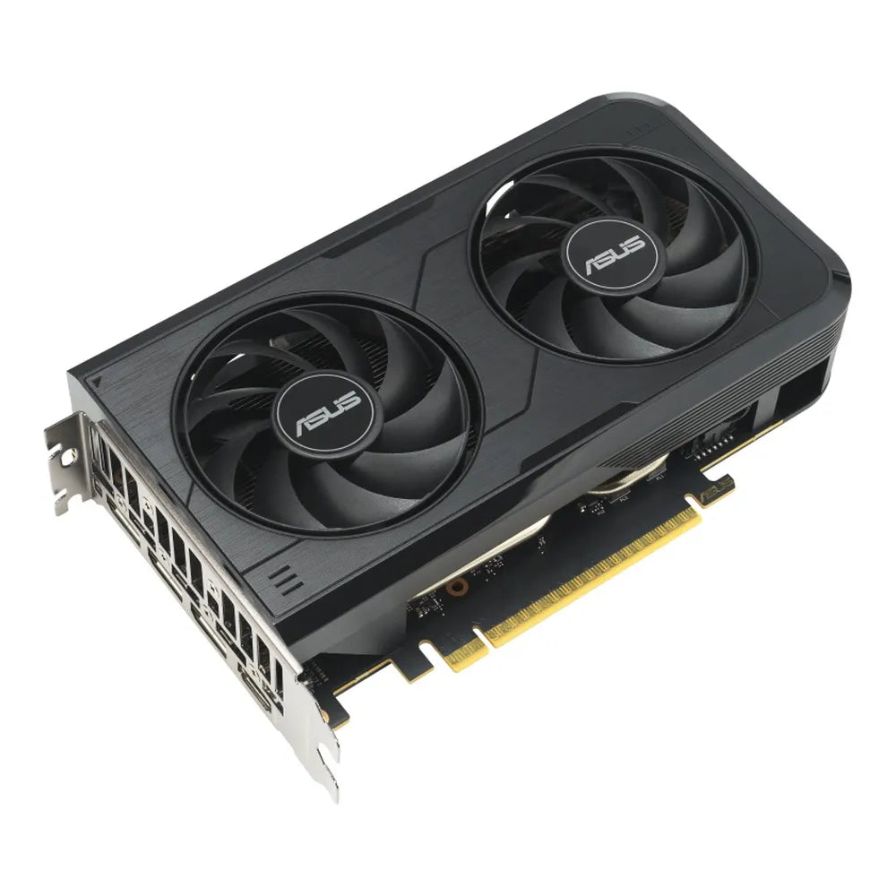 بطاقة رسومات Asus Dual GeForce RTX 5050 OC Edition، ذاكرة GDDR6 سعة 8 جيجابايت بواجهة 128 بت، مخارج HDMI 2.1b و DP 2.1b، منفذ PCI Express 5.0، سرعة معالج 2647 ميجاهرتز، سرعة ذاكرة 20 جيجابت في الثانية، ضمان لمدة سنة | 90YV0N72-M0NA00