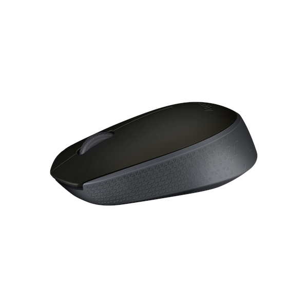 Logitech M171 Wireless Mouse, 1000 DPI Smooth Optical Sensor, 3 (Left/Right-click, Middle click) Buttons, Ambidextrous Design, Black/Grey, 1 Year Warranty | 910-004424