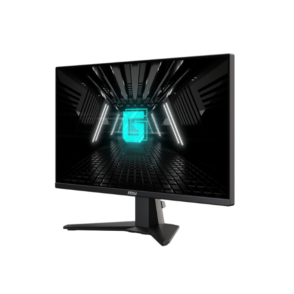 شاشة الألعاب MSI 9S6-3BC01M-006 G255F بحجم 24.5 بوصة ودقة FHD (1920 × 1080)، وزمن استجابة 1 مللي ثانية، ومعدل تحديث 180 هرتز، ومضادة للتوهج، ومنافذ HDMI وDP، وإمكانية الإمالة والتعديل، وضمان لمدة عام | 9S6-3BC01M-006