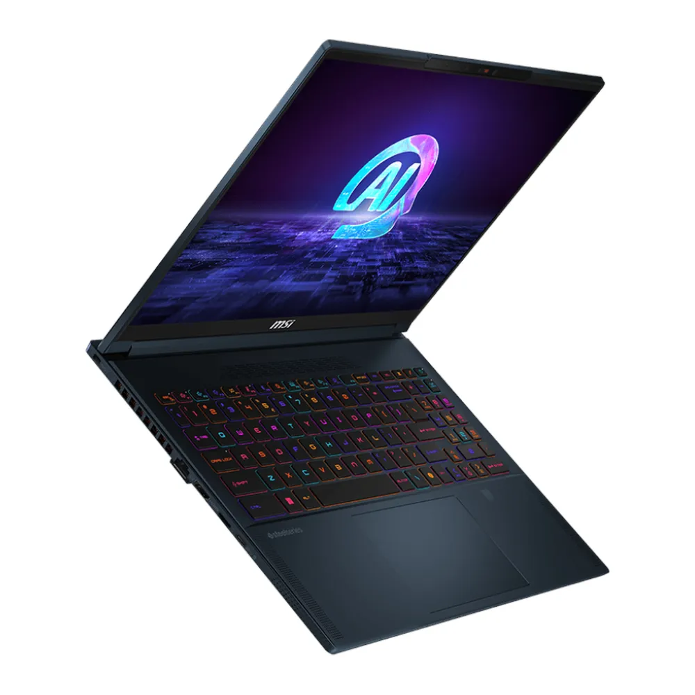 MSI Stealth 16 AI Studio A1VGG Intel Ultra 9 185H Processor, 32 GB RAM, 1TB SSD, NVIDIA RTX 4070 8 GB GDDR6, 16" QHD+ Display, Windows 11 Home, 1 Year warranty | 9S7-15F412-040
