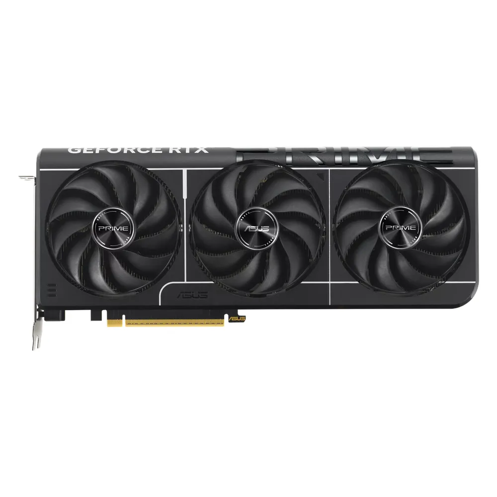 Asus PRIME GeForce RTX 5080 Graphics Card, GDDR7 16GB 256-bit Memory, HDMI 2.1b & DP 2.1b Outputs, PCI Express 5.0, 2655 MHz Core Clock, 30 Gbps Memory Clock, Triple Axial-Tech Fans, 1 Year Warranty | 90YV0LX0-M0NA00