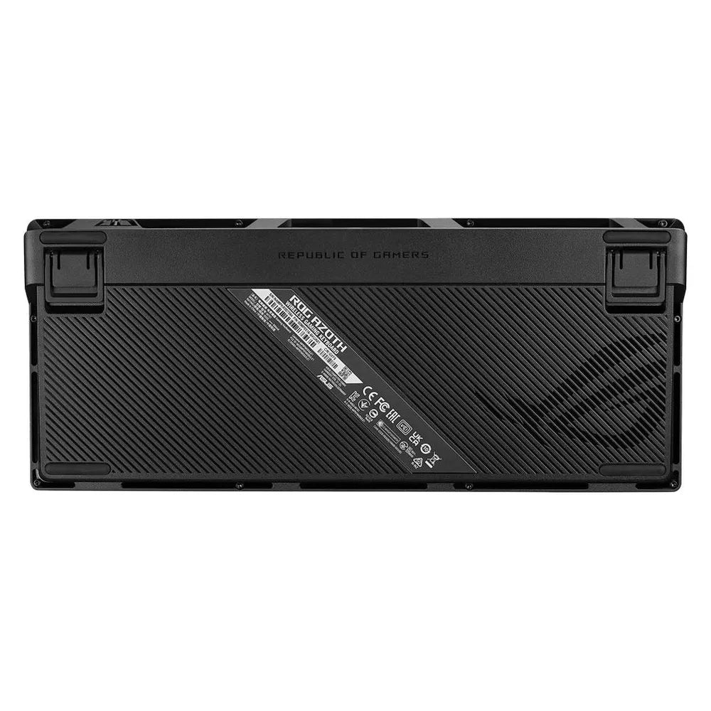 Asus M701 ROG Azoth Mechanical Gaming Keyboard, Wireless, Bluetooth, USB, OLED Display, Per Key Customizable RGB LED Lighting, Hot-Swappable ROG NX Mechanical Switches, Anti-Ghosting with N Key Rollover, 1000 Hz Polling Rate, Black, 1 Year Warranty |