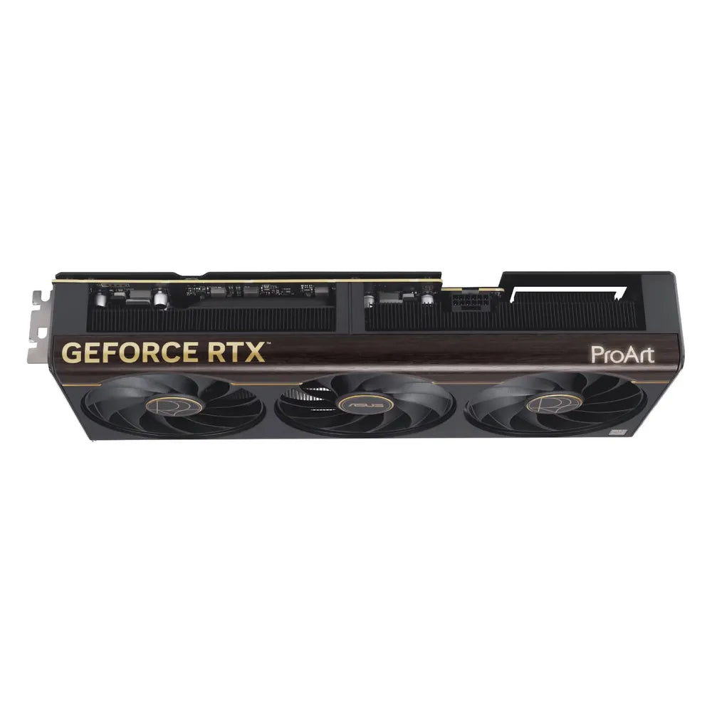 Asus ProArt GeForce RTX 5070 Ti OC Edition Graphics Card, GDDR7 16GB 256-bit Memory, HDMI 2.1b & DP 2.1b Outputs, PCI Express 5.0, 2610 MHz OC Mode Core Clock, 28 Gbps Memory Clock, 1406 AI TOPS, 1 Year Warranty | 90YV0NR0-M0NA00