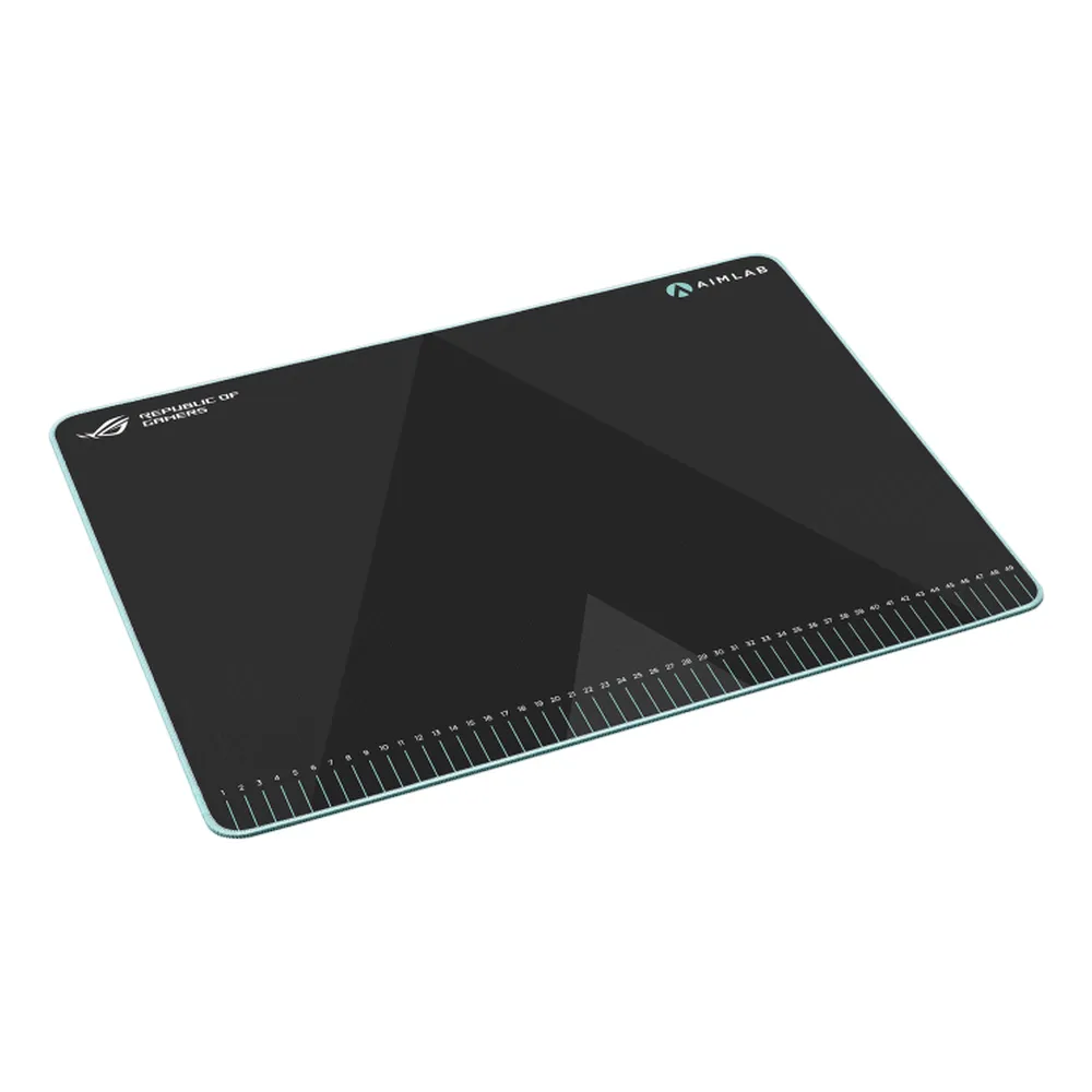 Asus ROG Hone Ace Aim Lab Edition Mouse Pad, Large Size, Hybrid Cloth Surface, Soft Anti-Slip Base, Protective Nano Coating, Synergistic Aim Lab Accuracy Training, Black, 1 Year Warranty | 90MP0380-BPUA00