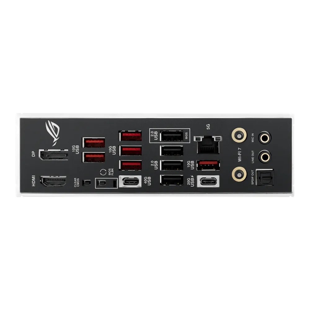 Asus ROG STRIX B850-E WIFI Gaming Motherboard, AM5 Socket, ATX Form Factor, DDR5 Ram, PCIe 5.0, USB 40Gbps, HDMI, DP, Wi-Fi 7, Bluetooth, Realtek 5Gb Ethernet, AI Cache Boost, Aura Sync, 1 Year Warranty | 90MB1J60-M0EAY0