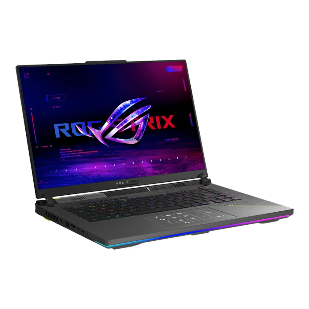 Asus ROG Strix G16 Gaming Laptop, AMD Ryzen 9 9955HX3D Processor, 32GB DDR5 RAM, 1TB SSD, NVIDIA GeForce RTX 5070 Ti 12GB GDDR7, Windows 11 Home, Wi-Fi 6E, Bluetooth v5.3, English & Arabic Backlit Keyboard, 1 Year Warranty | G614FR-G32X3D