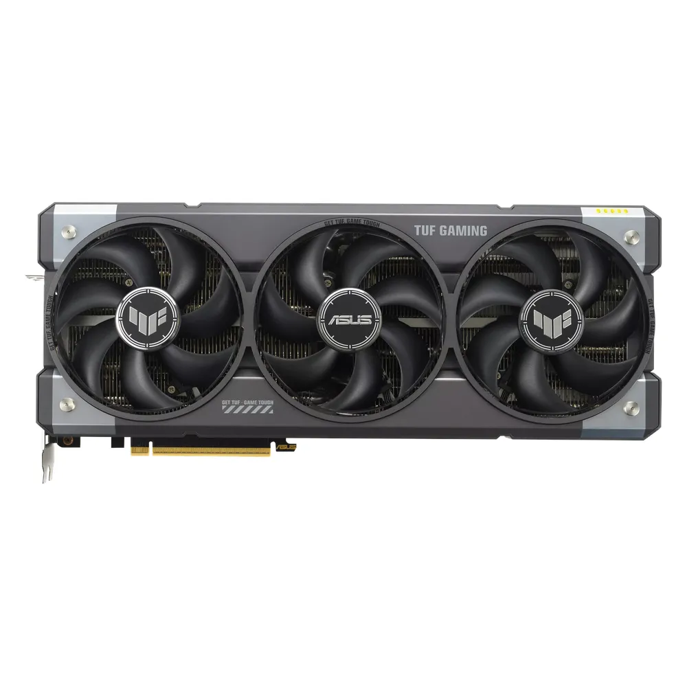 Asus TUF Gaming GeForce RTX 5080 OC Edition Graphics Card, GDDR7 16GB 256-bit Memory, HDMI 2.1b & DP 2.1b Outputs, PCI Express 5.0, 2730 MHz OC Mode Core Clock, 30 Gbps Memory Clock, 1801 AI TOPS, 1 Year Warranty | 90YV0M30-M0NA00