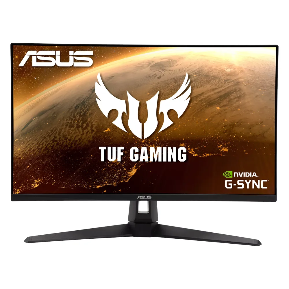 شاشة الألعاب Asus TUF طراز VG27AQ1A، مقاس 27 بوصة، دقة 2K (2560 × 1440)، 170 هرتز، مضادة للتوهج، زمن استجابة 1 مللي ثانية، منفذ DisplayPort، منفذ HDMI، حامل قابل للتعديل بالإمالة/الدوران، لون أسود، ضمان لمدة عام | VG27AQ1A