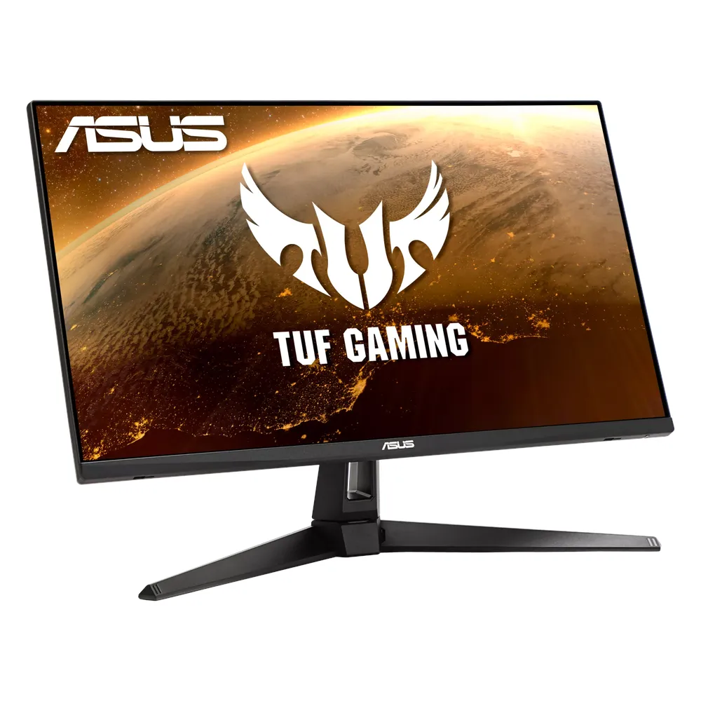 شاشة الألعاب Asus TUF طراز VG27AQ1A، مقاس 27 بوصة، دقة 2K (2560 × 1440)، 170 هرتز، مضادة للتوهج، زمن استجابة 1 مللي ثانية، منفذ DisplayPort، منفذ HDMI، حامل قابل للتعديل بالإمالة/الدوران، لون أسود، ضمان لمدة عام | VG27AQ1A