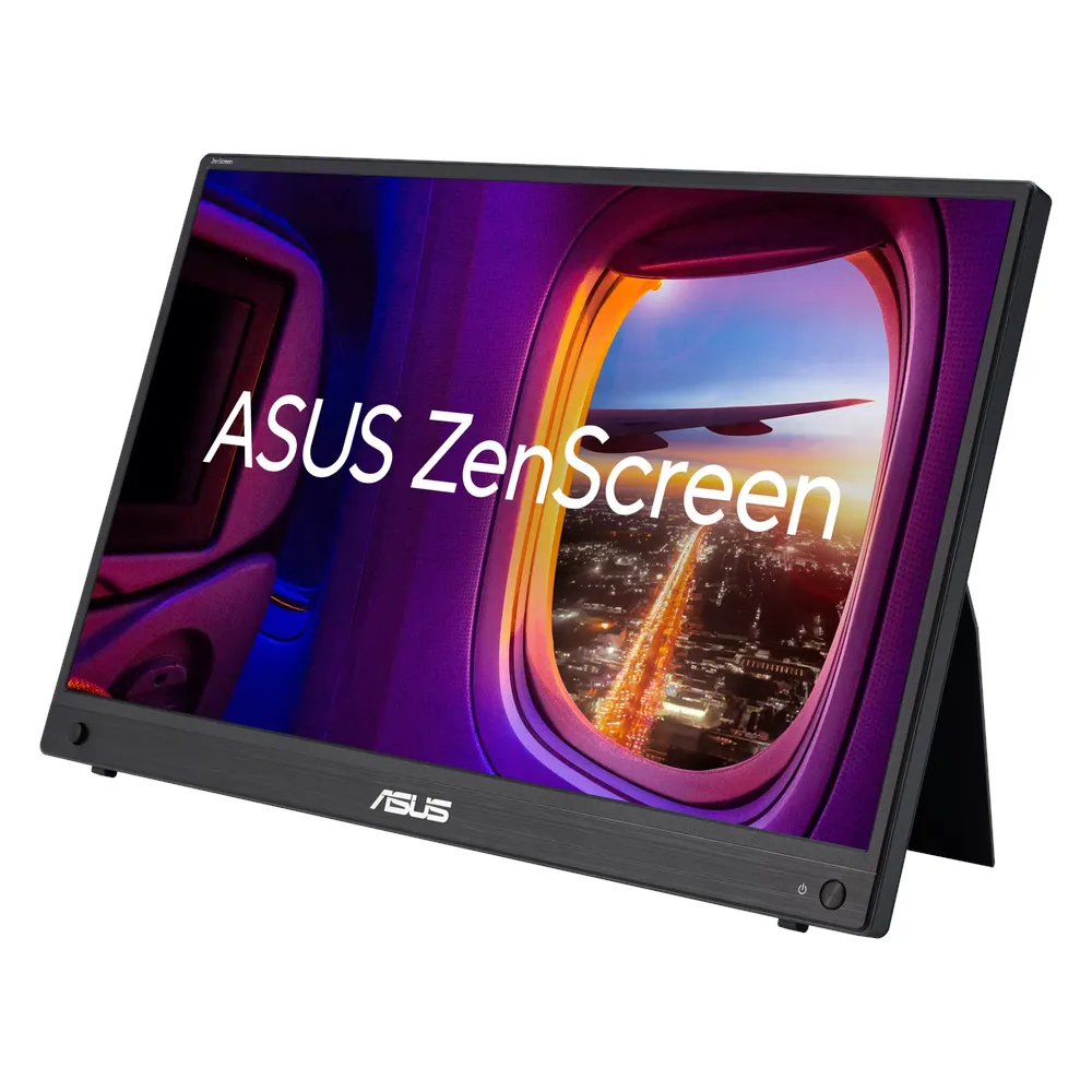 Asus ZenScreen MB16AHG 15.6" FHD (1920 x 1080) Portable Monitor, 144Hz, Anti-glare, 1ms GtG Response Time, USB-C, Mini HDMI, Tilt Adjustable Stand, Black, 3 Year Warranty | MB16AHG