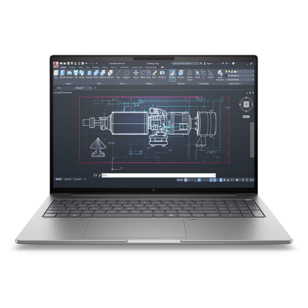 Hp ZBook 8 G1i Laptop, Intel Core Ultra 7 255H Processor, 16GB RAM, 1TB SSD, 4GB Nvidia RTX 500 Ada Graphics, 16" WUXGA Display, Windows 11 Pro, English & Arabic Backlit Keyboard, 1 Year Warranty | B30KZES
