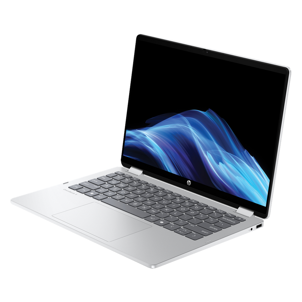 HP OmniBook 5 Flip 2-in-1 Laptop, Intel Core 7 150U Processor, 16GB RAM, 512GB SSD, 14" 2K Touch Display, Windows 11 Home, Backlit English & Arabic Keyboard, 1 Year Warranty | C2BE0EA