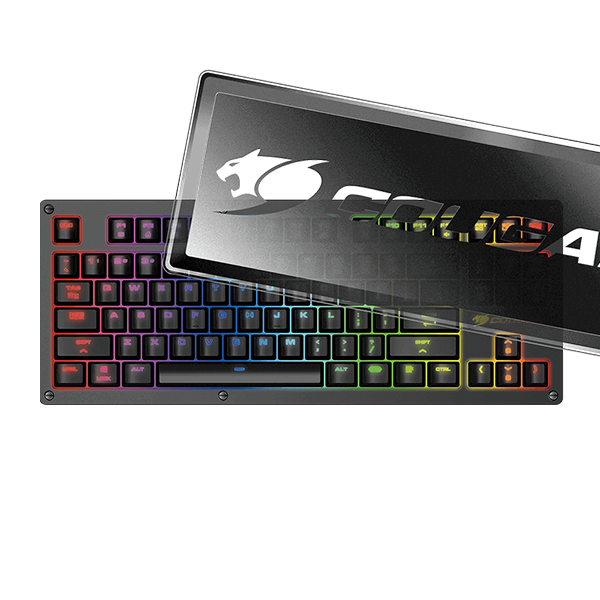 KEYBOARD COUGAR PURI TKL R GB MECHANICAL SWITCH RED GAMING | CGR-WM1SB-PUTR GB