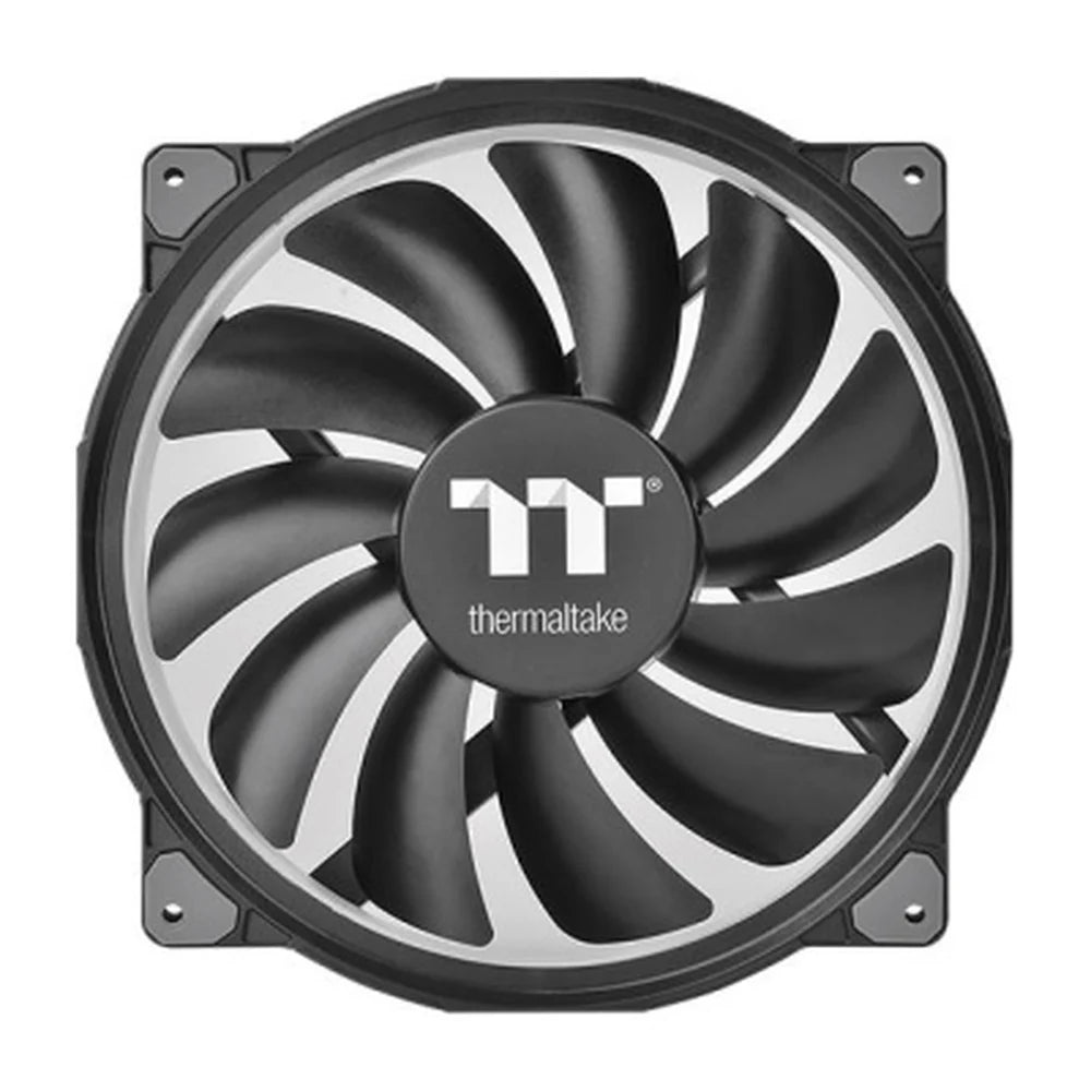 Thermaltake Riing Plus 20 RGB TT Premium Edition 200mm Case Fan, Hydraulic Bearing, 500-1000 RPM, ARGB Lighting, Black, 1 Year Warranty | CL-F070-PL20SW-A
